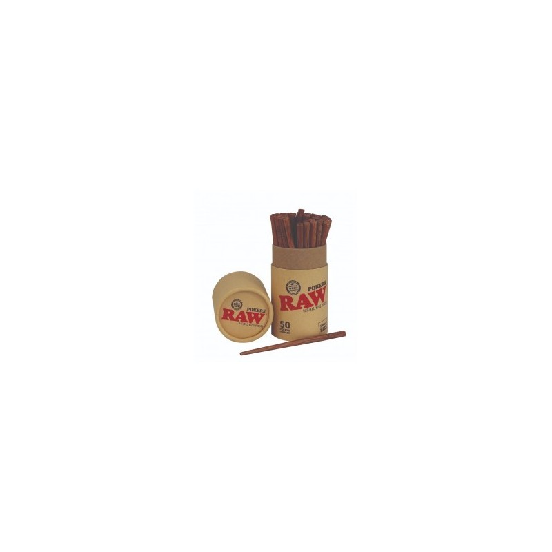 BASTONE CONICO IN LEGNO RAW (113MM) - SCATOLA DA 50