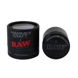 HAMMERCRAFT X RAW GRINDER ALLUMINIO 55MM 4 PARTI - NERO
