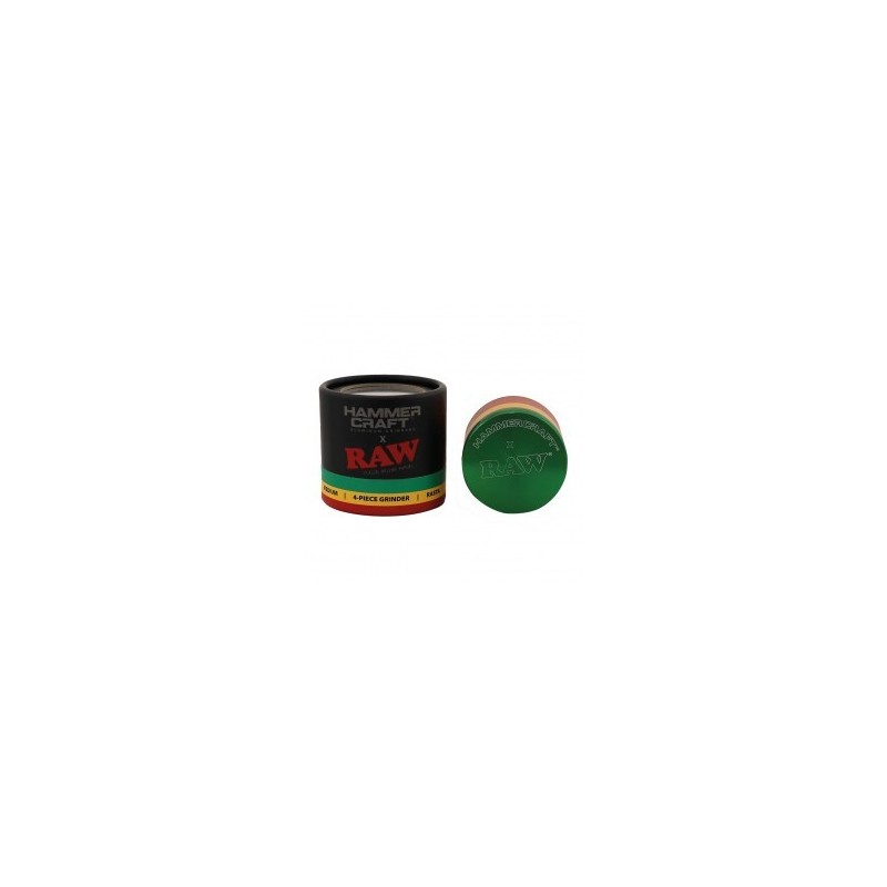 HAMMERCRAFT X RAW GRINDER ALLUMINIO 55MM 4 PARTI - RASTA
