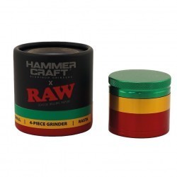 HAMMERCRAFT X RAW GRINDER ALLUMINIO 50MM 4 PARTI - RASTA