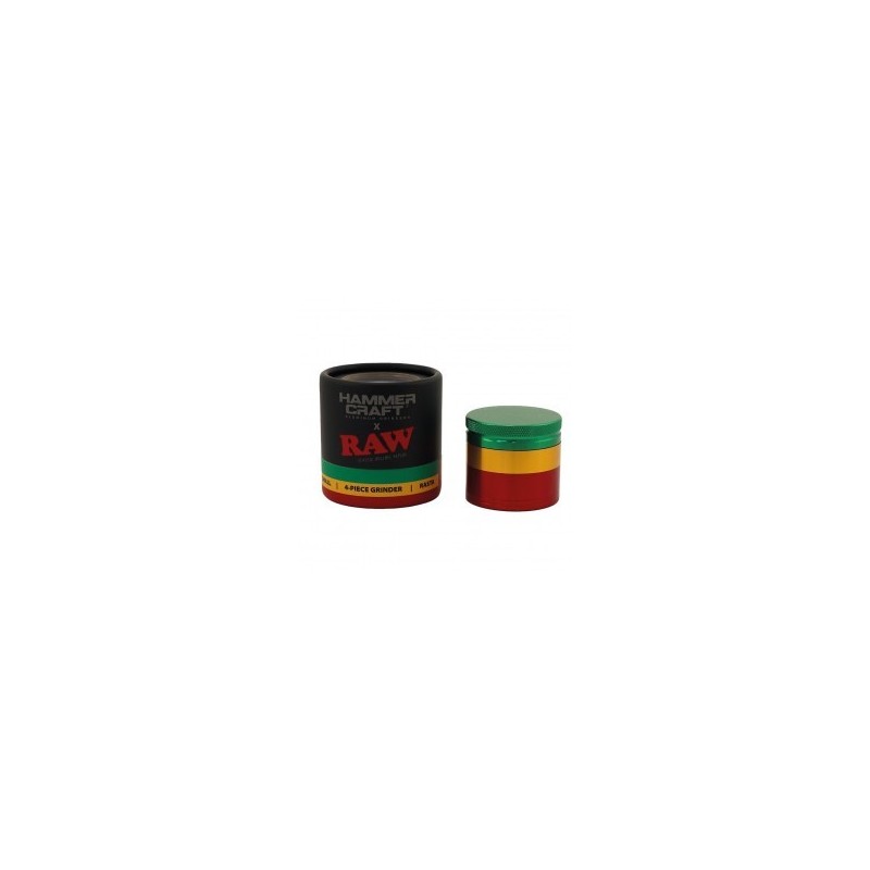 HAMMERCRAFT X RAW GRINDER ALLUMINIO 50MM 4 PARTI - RASTA