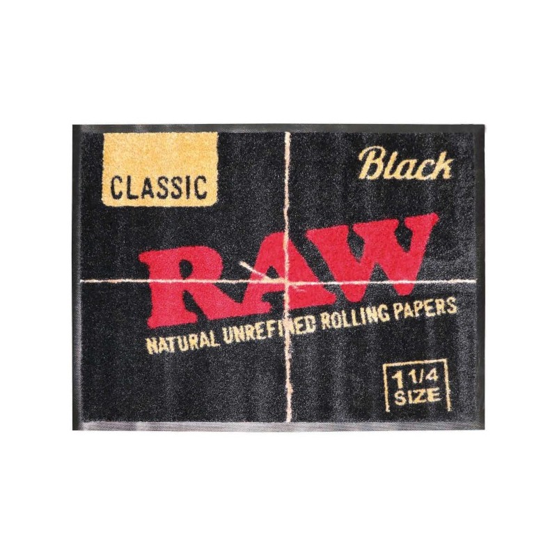 RAW BLACK DOOR MAT SMALL