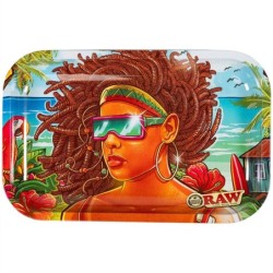 RAW BRAZIL METAL ROLLING TRAY 3rd EDITION – SMALL
