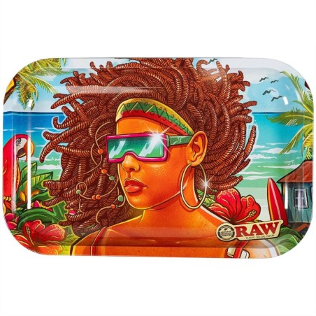 RAW BRAZIL METAL ROLLING TRAY 3rd EDITION – SMALL