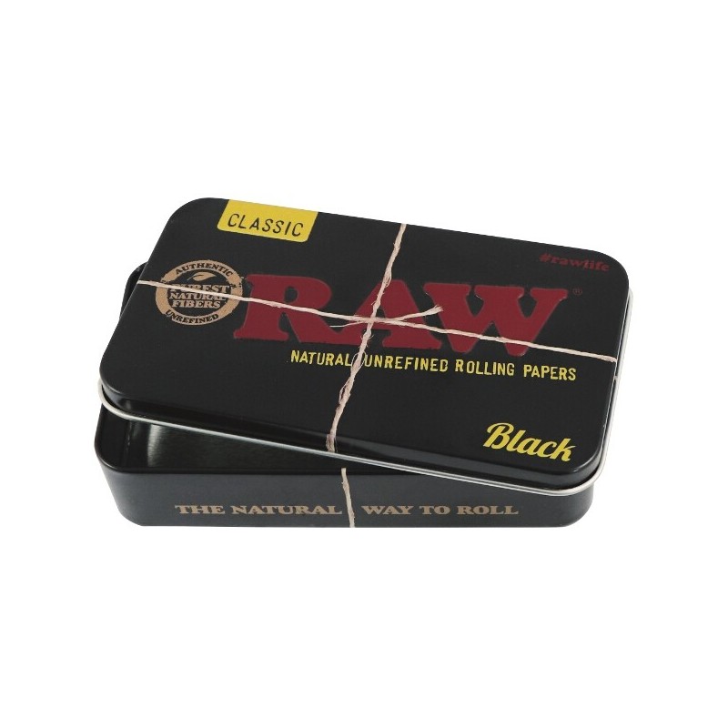 RAW SCATOLA IN METALLO - BLACK