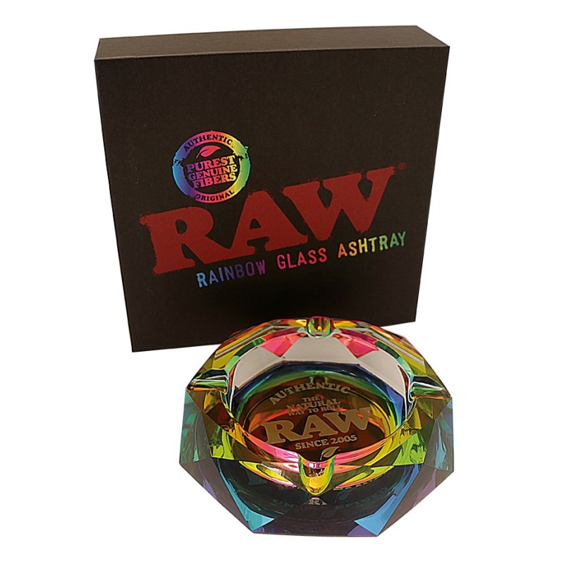 RAW POSACENERE IN CRISTALLO - ARCOBALENO