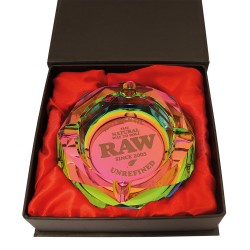 RAW POSACENERE IN CRISTALLO - ARCOBALENO