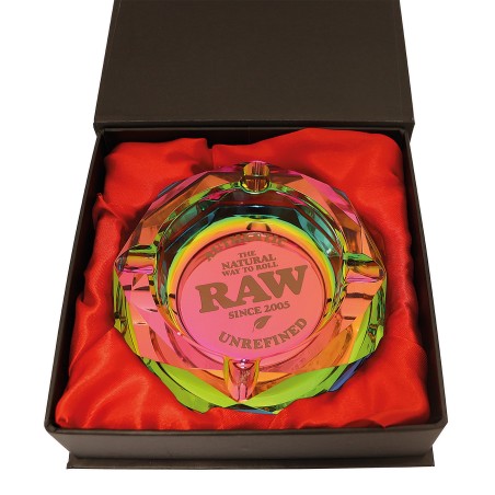 RAW POSACENERE IN CRISTALLO - ARCOBALENO