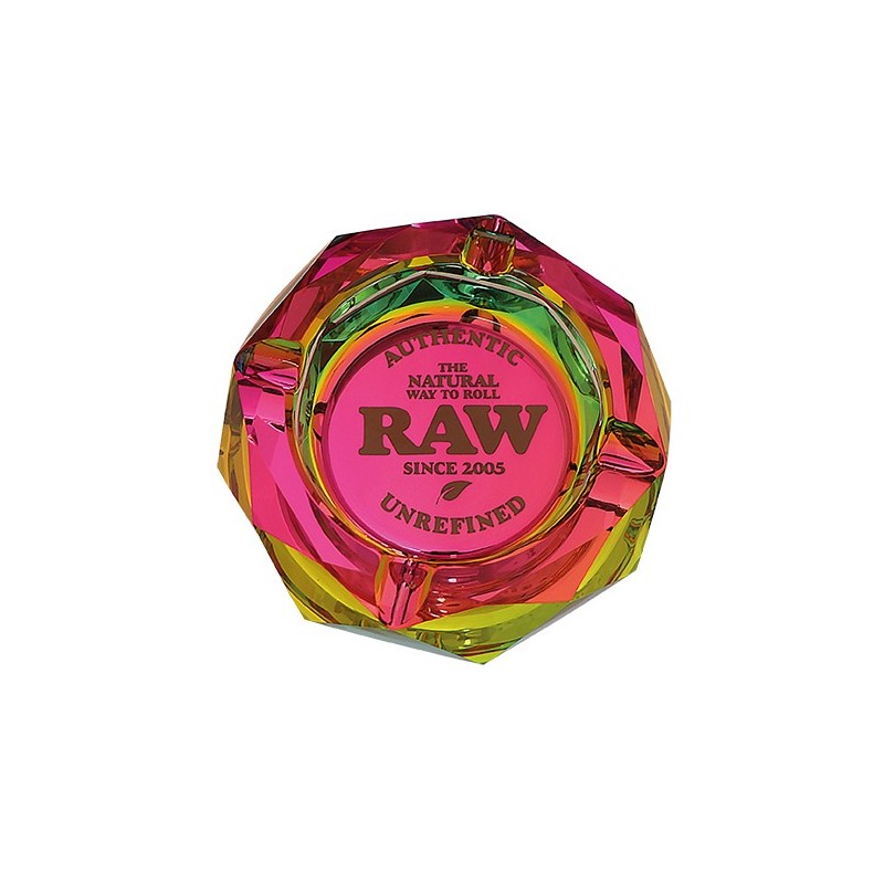 RAW POSACENERE IN CRISTALLO - ARCOBALENO