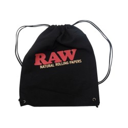 RAW DRAWSTRING BAG BLACK