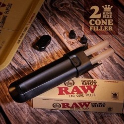 RAW DOUBLE SHOT - TWO CONE FILLER CASE