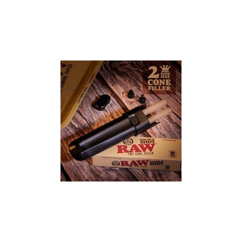 RAW DOUBLE SHOT - TWO CONE FILLER CASE