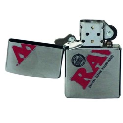 RAW ZIPPO SILVER WITH LOGO
