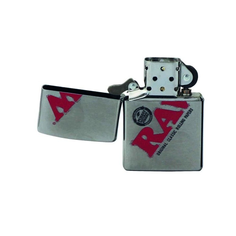 RAW ZIPPO SILVER WITH LOGO
