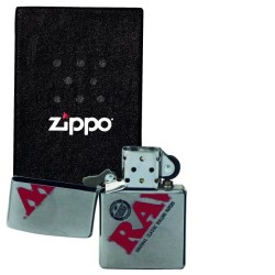 RAW ZIPPO SILVER WITH LOGO