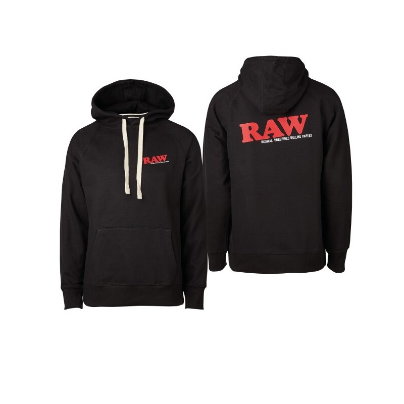 RAW HOODIE BLACK