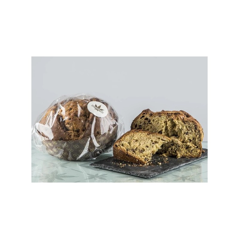 Panettone Artigianale alla Canapa con Cioccolato