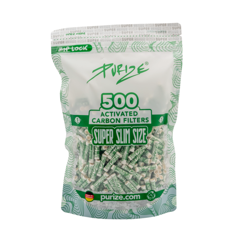 500 filtri Super Slim - busta PURIZE