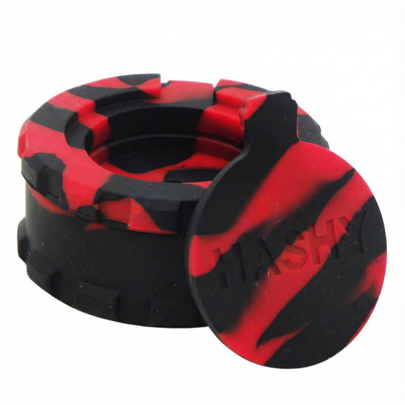 HASHY - GRINDER ROSSO E NERO IN SILICONE