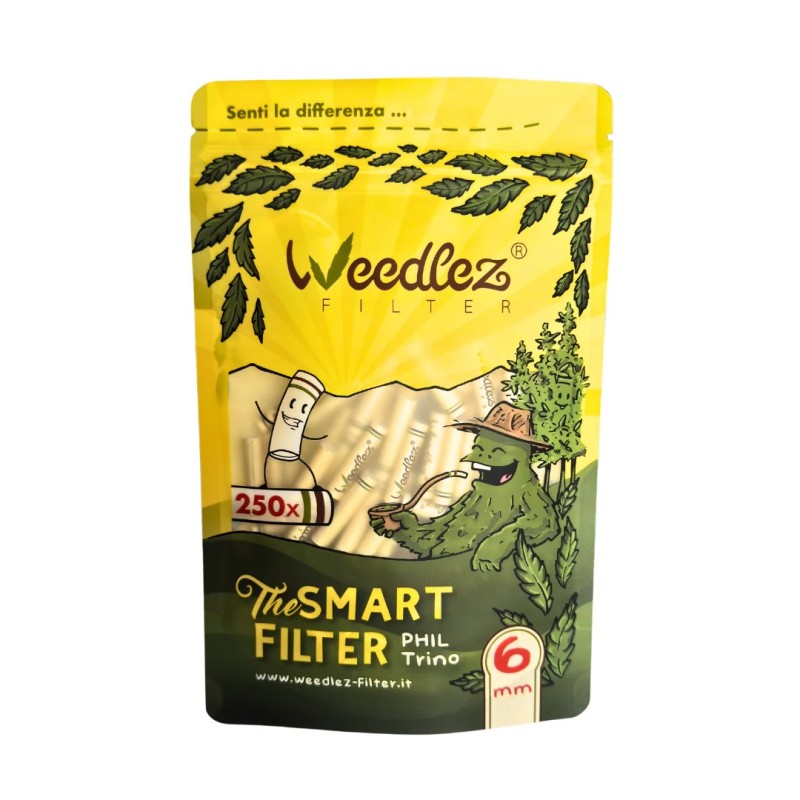 Weedlez 6mm - 250 pz filtri al carbone attivo