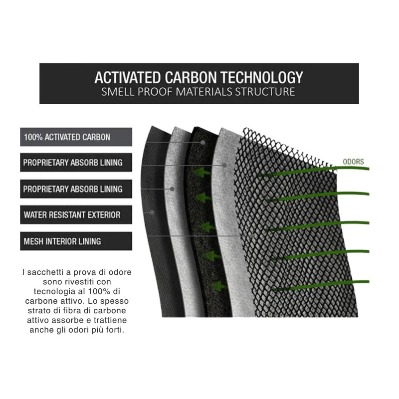 Carbon Bag Antiodore - Weedlez